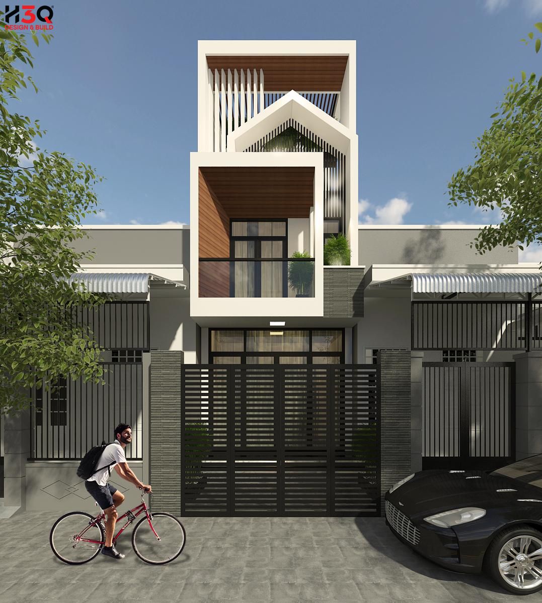 Xu hướng bản thiết kế nhà phố 2 tầng 3 phòng ngủ năm 2023