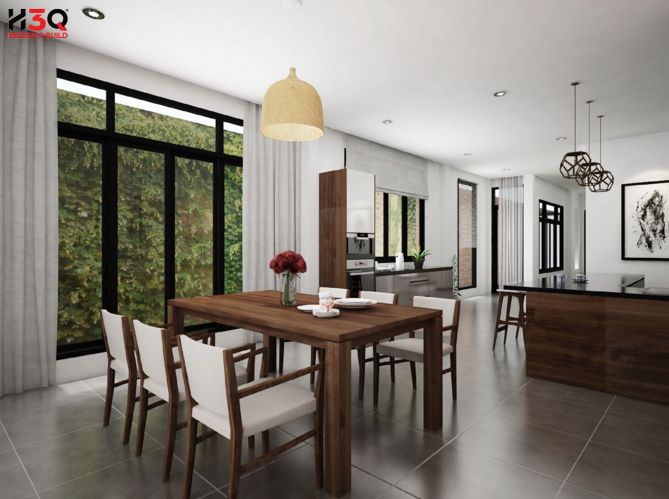 H3Q - Công ty thi công lắp đặt nội thất giá rẻ - Thiết kế nhà phố Đồng Nai giá rẻ