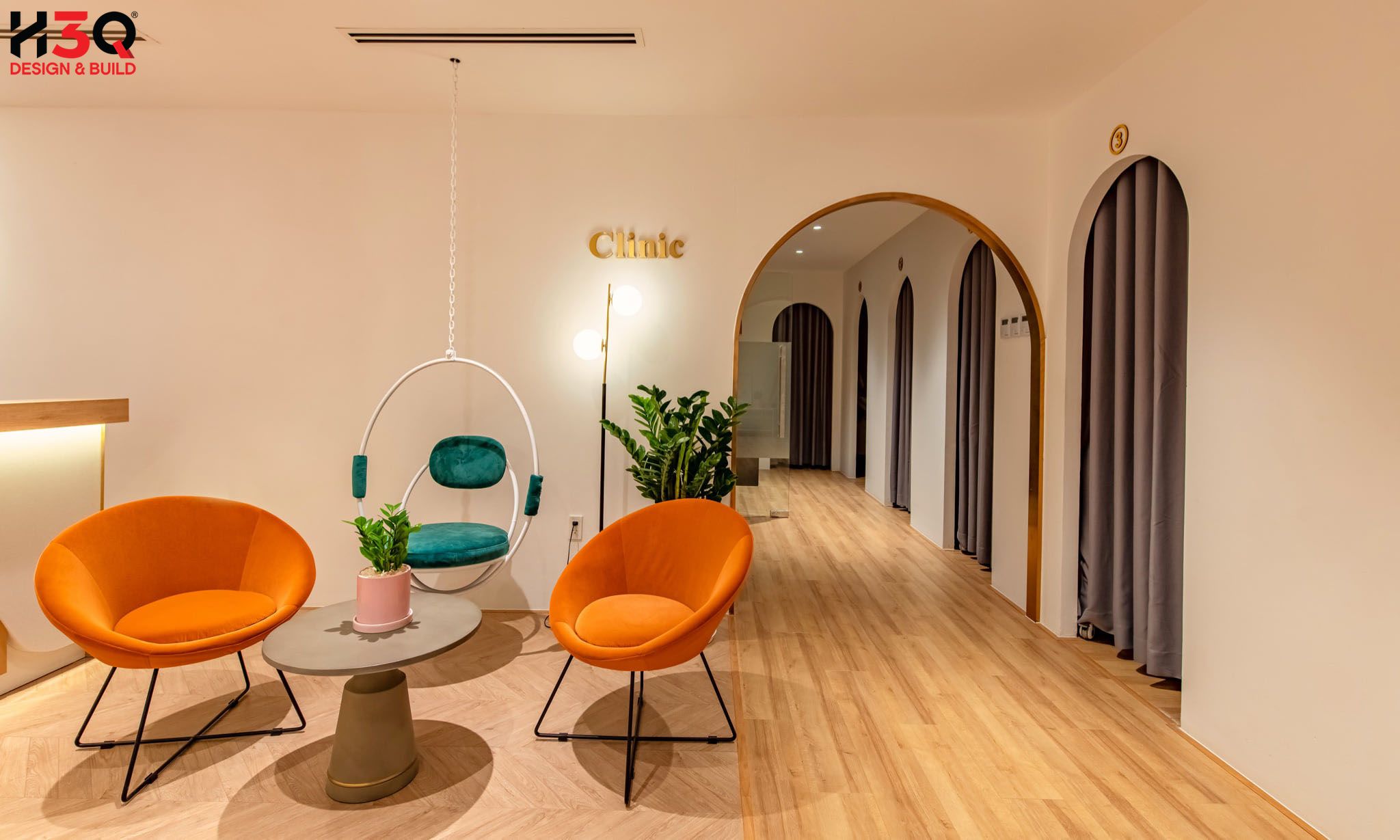 H3Q - Thiết kế nội thất Spa sang trọng - Thiết kế Spa đẹp tại TP HCM