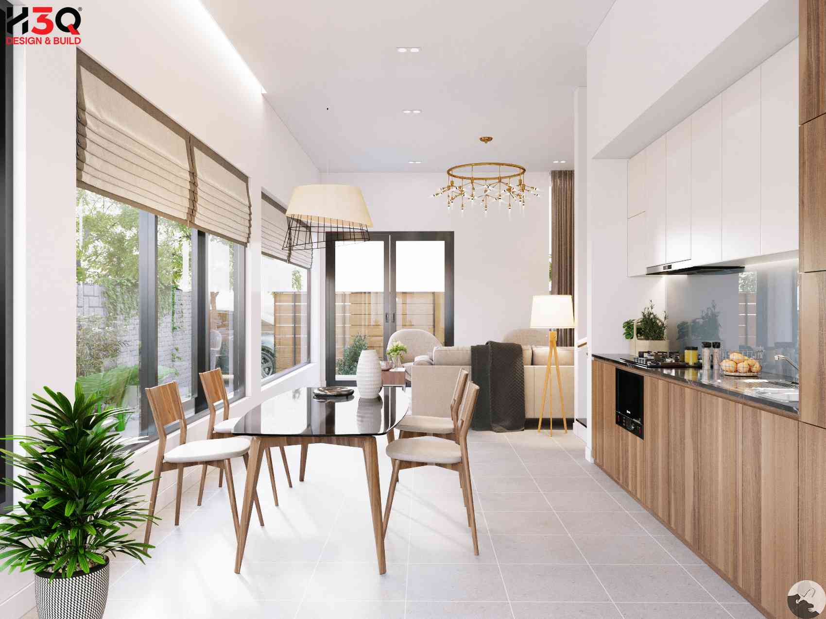 5 mẫu thiết kế nội thất đẹp cho nhà mặt phố