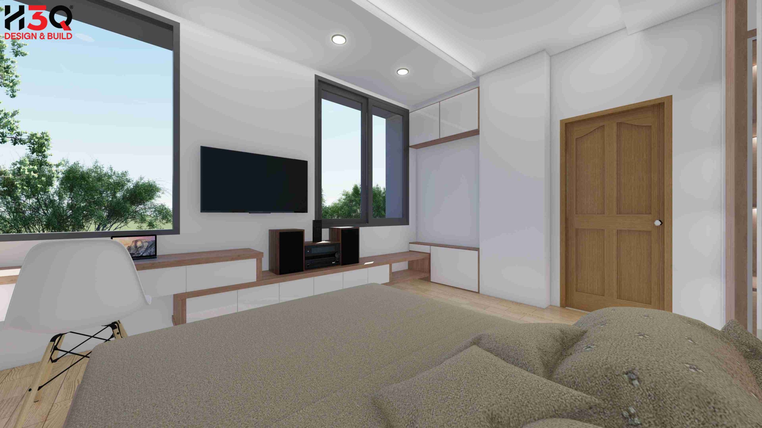 Mẫu thiết kế phòng ngủ cho nhà phố