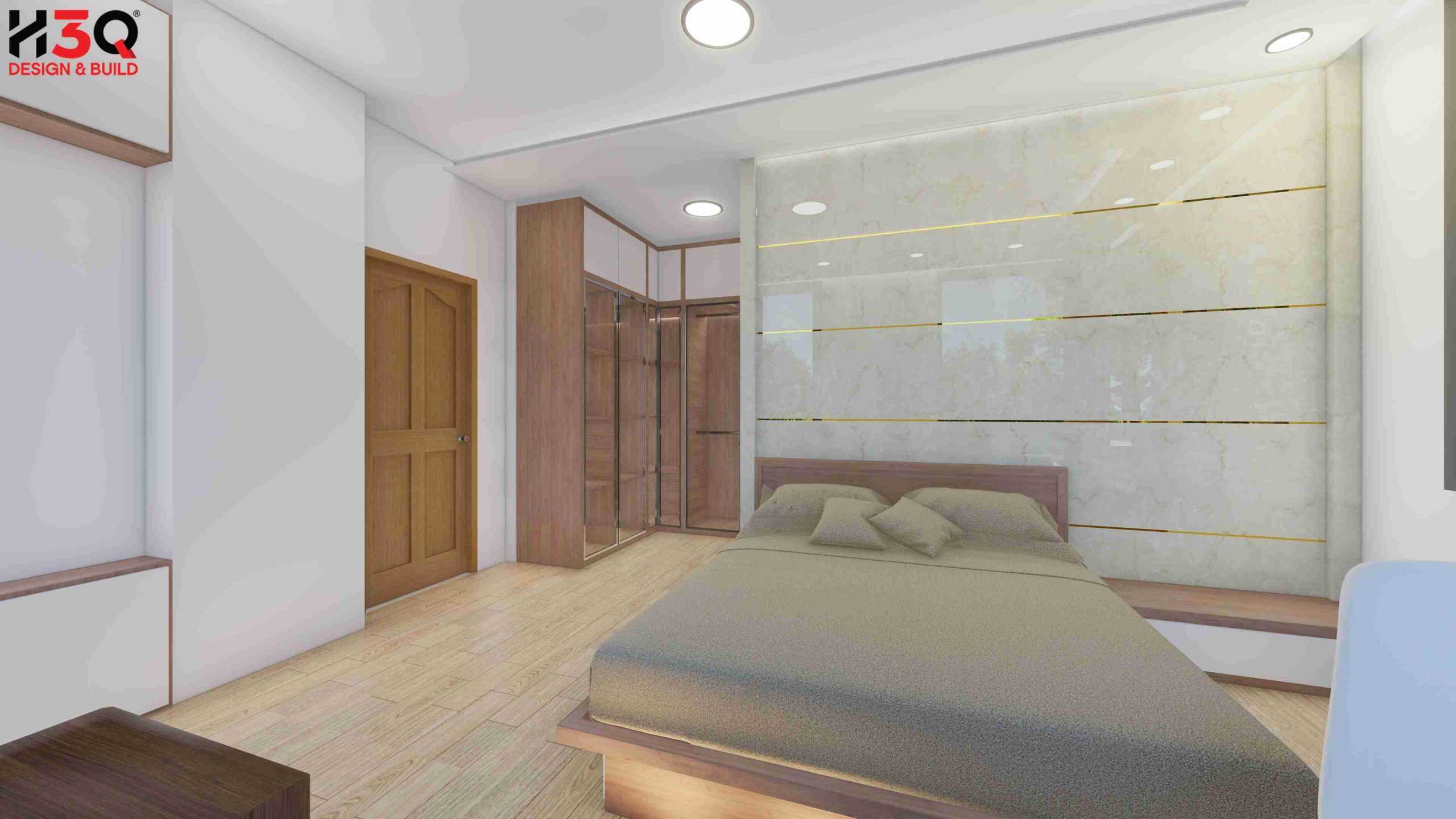 Thiết kế nội thất phòng ngủ cho nhà phố