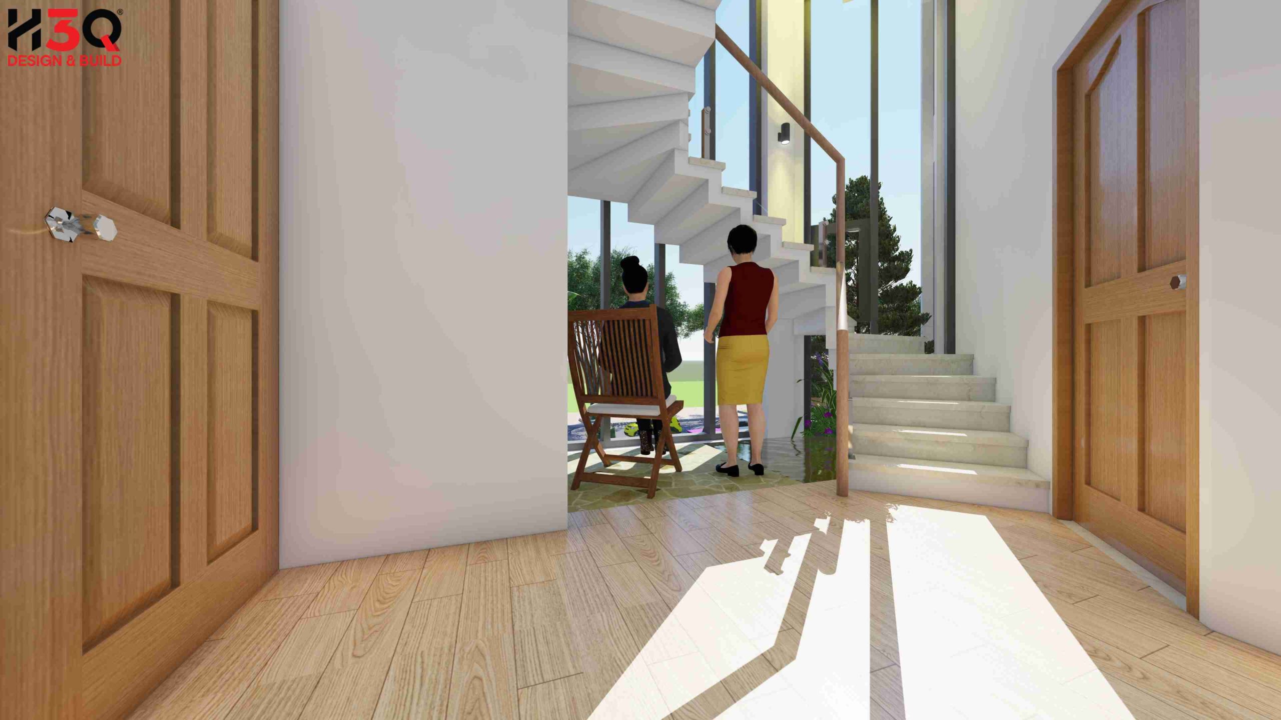 H3Q - Thiết kế nhà phố đẹp - Thiết kế nhà phố Quận 12 uy tín