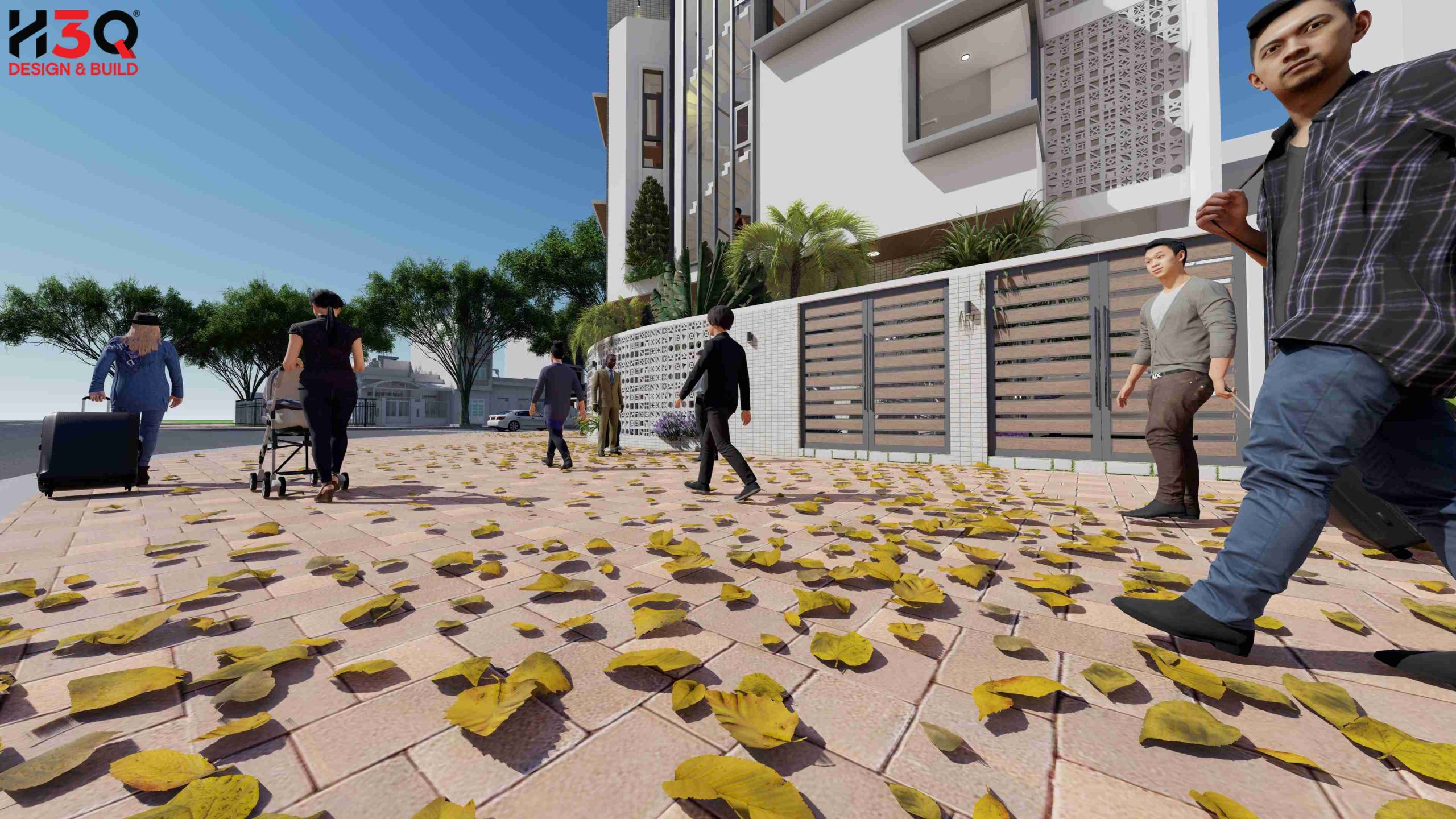 Thiết kế nhà phố quận 12 uy tín - Nhà chị Uyên