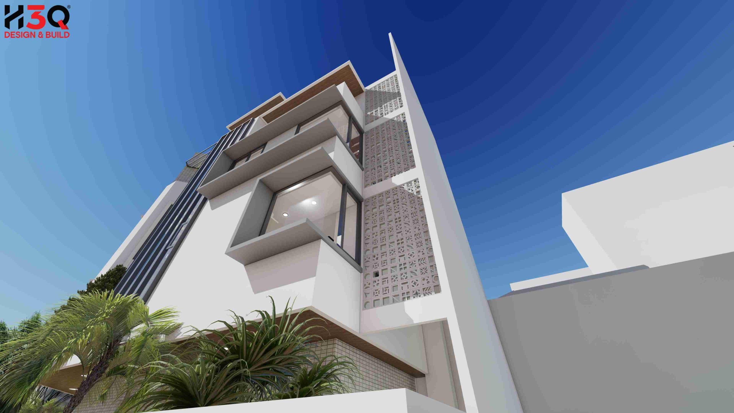 H3Q - Thiết kế nhà phố đẹp hiện đại