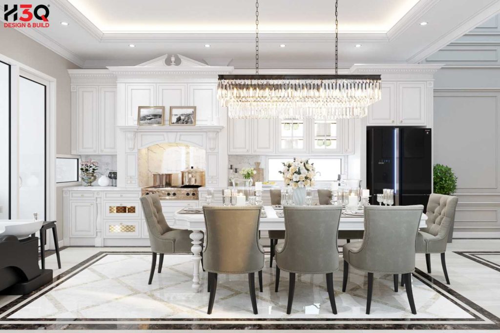 Thiết kế nhà phố quận 7 - Không gian bếp ăn